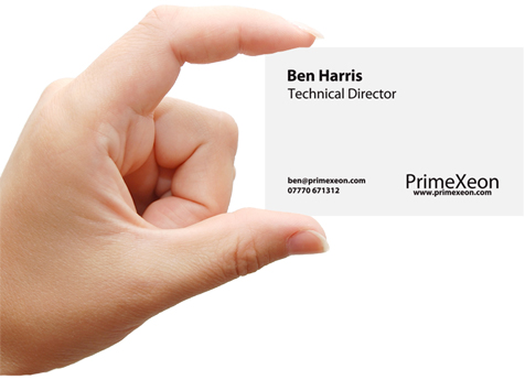 Example Business Card - Front